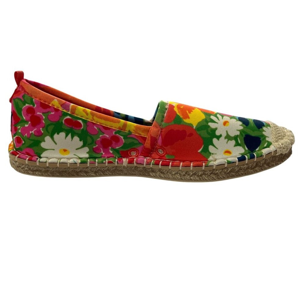 Seastar X Frances Valentine Floral Explosion Beachcomber Espadrille Flats Size 8 - Picture 3 of 10